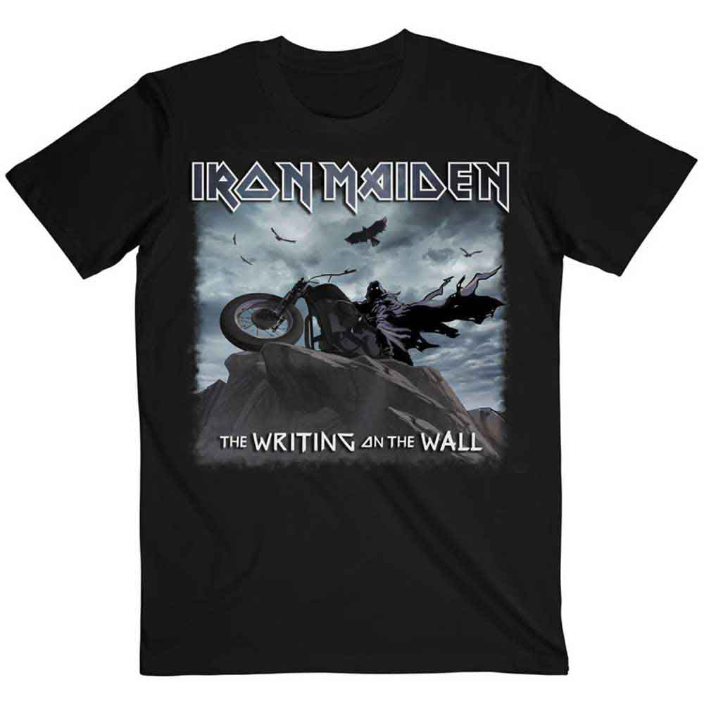 IRON MAIDEN - THE WRITING ON THE WALL SINGLE COVER - T-Shirt Black