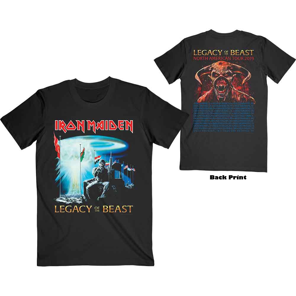IRON MAIDEN - TWO MINUTES TO MIDNIGHT - T-Shirt Black