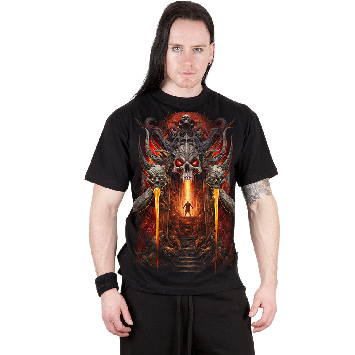 GATES OF HELL - T-shirt noir