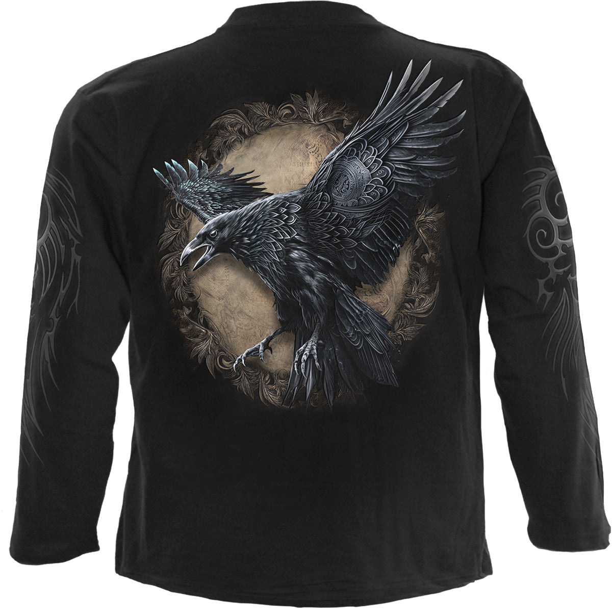 RAVEN WISE - T-shirt à manches longues noir