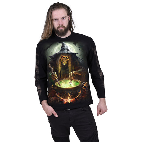 WITCH'S BREW - T-shirt à manches longues noir