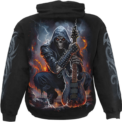 DEATH ROCKER - Sweat à capuche noir
