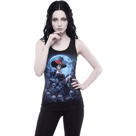 NIGHT OF THE DEAD - T-shirt à dos rasé noir
