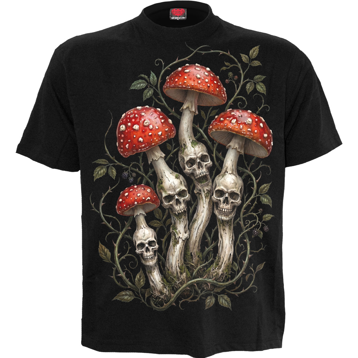 SHROOMS - T-shirt noir