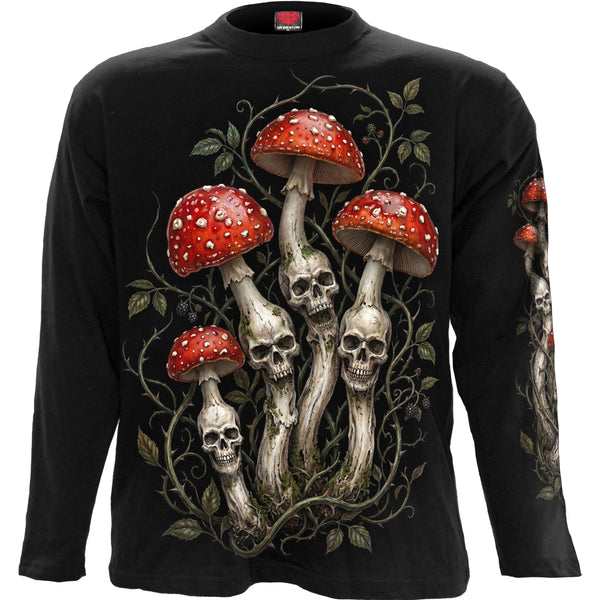 SHROOMS - T-shirt à manches longues noir
