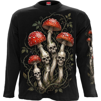 SHROOMS - Longsleeve T-Shirt Black