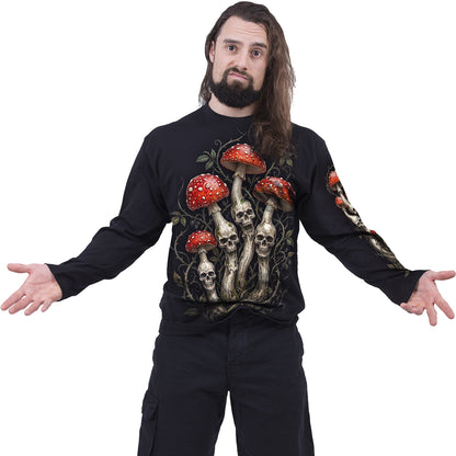 SHROOMS - Longsleeve T-Shirt Black