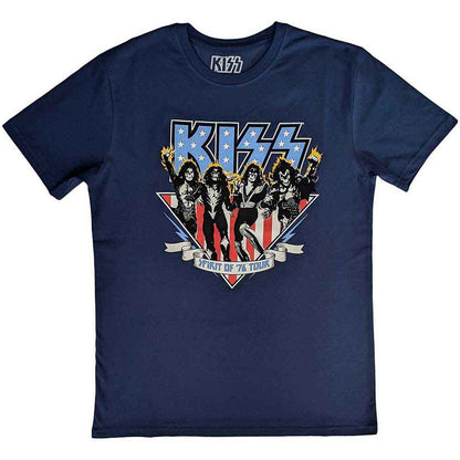 KISS - AMERICANA - T-Shirt Blue