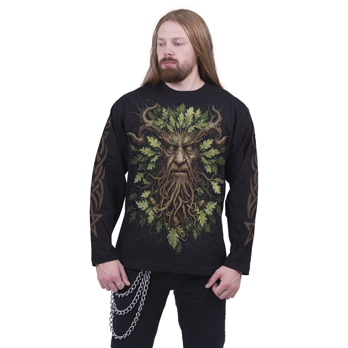 WOODLAND KING - T-shirt à manches longues noir