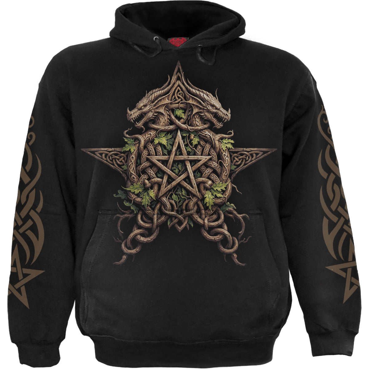 WOODLAND KING - Sweat à capuche noir