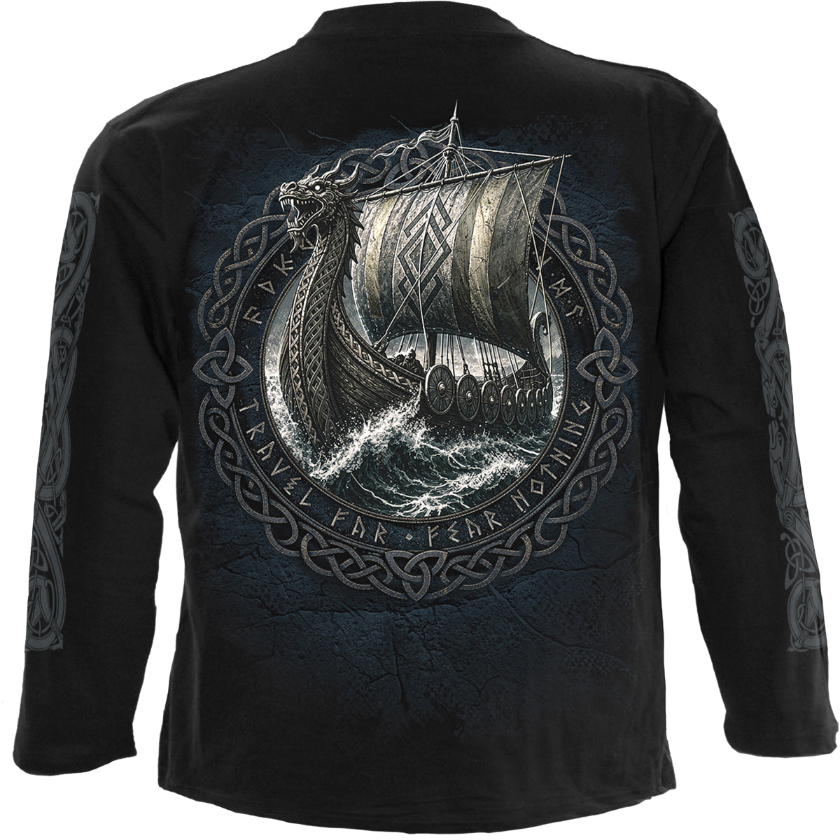 VIKING NORSEMAN - Longsleeve T-Shirt Black
