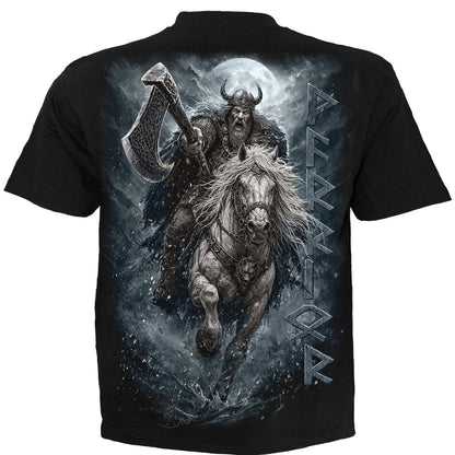 VIKING RAMPAGE - T-shirt noir