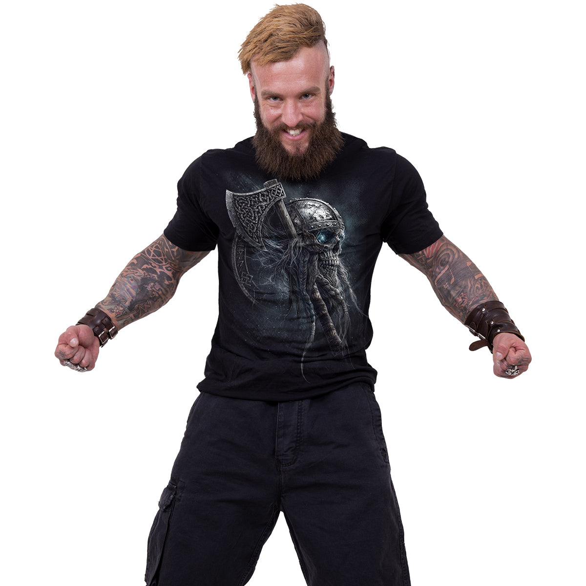 VIKING RAMPAGE - T-shirt noir