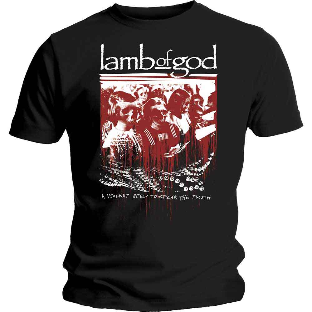 LAMB OF GOD - ENOUGH IS ENOUGH - T-Shirt Black