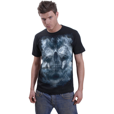 GRAVE SKIES - T-shirt noir