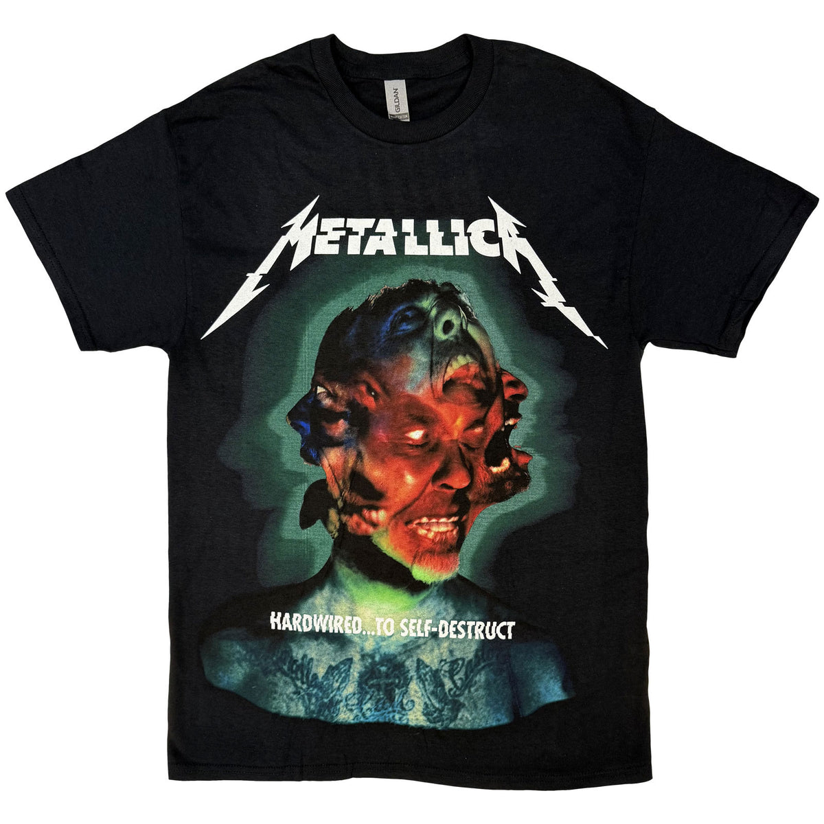 METALLICA - HARDWIRED ALBUM COVER - T-Shirt Black