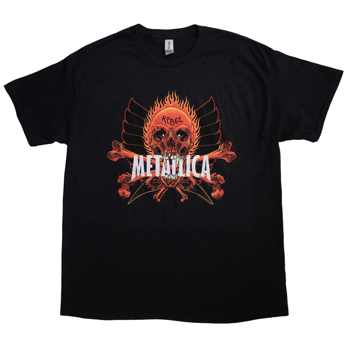 METALLICA - REBEL - T-Shirt Black