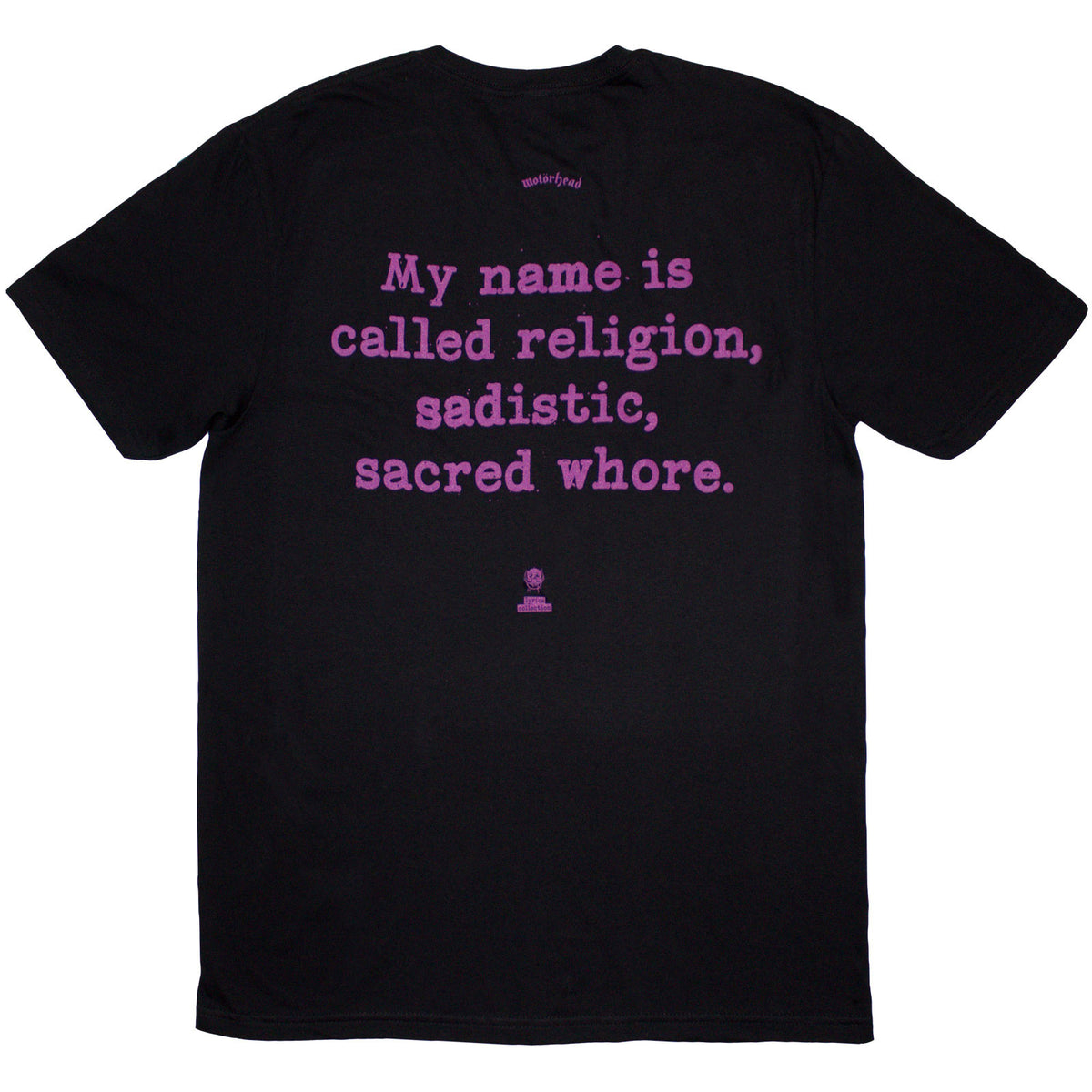 MOTORHEAD - ORGASMATRON LYRIC - T-Shirt Black