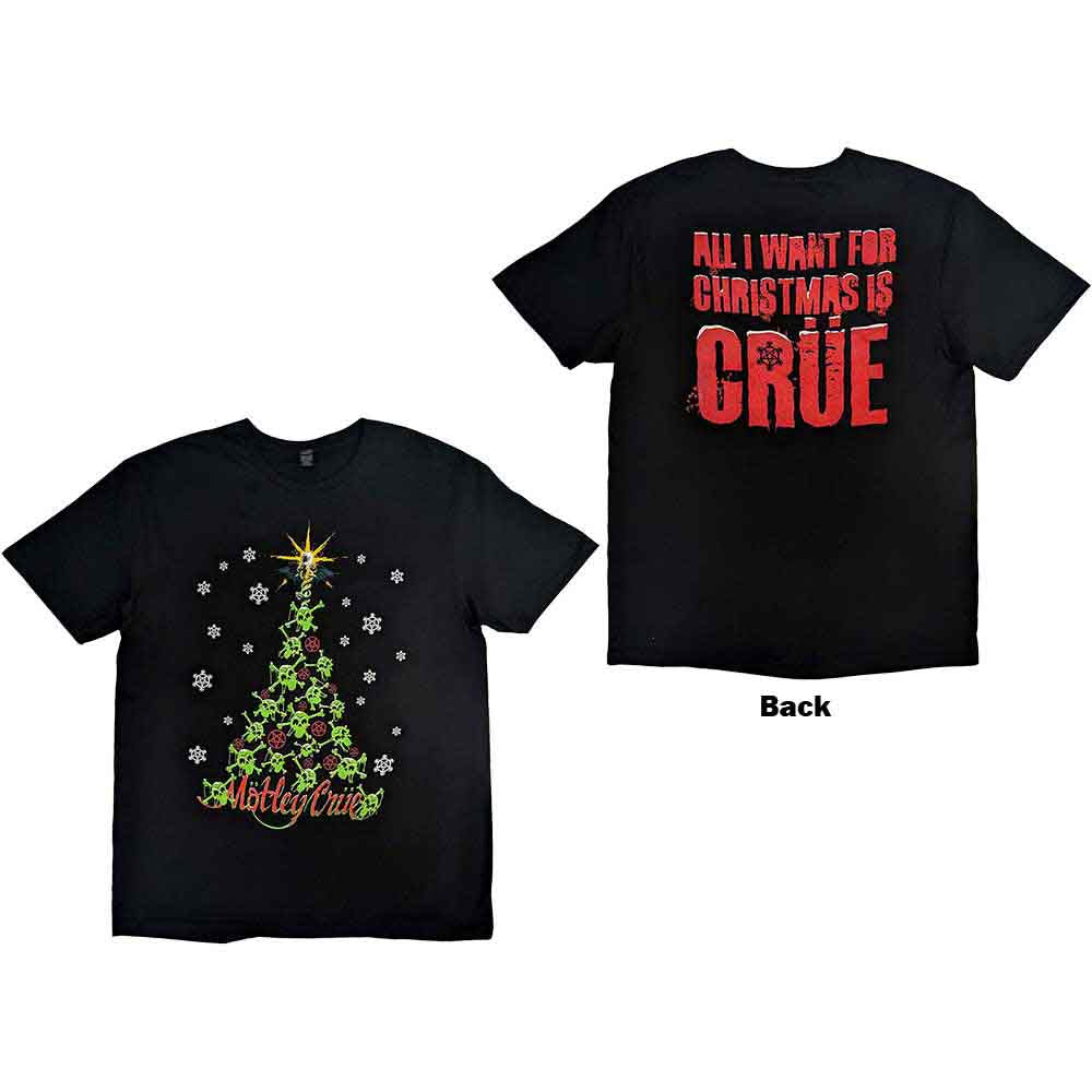 MOTLEY CRUE - XMAS CRUE - T-Shirt Black
