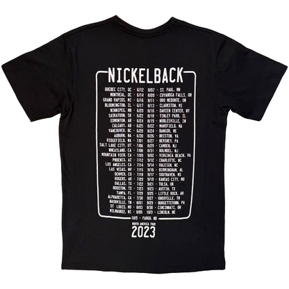 NICKELBACK - GET ROLLIN' TOUR - Carbon T-Shirt Black