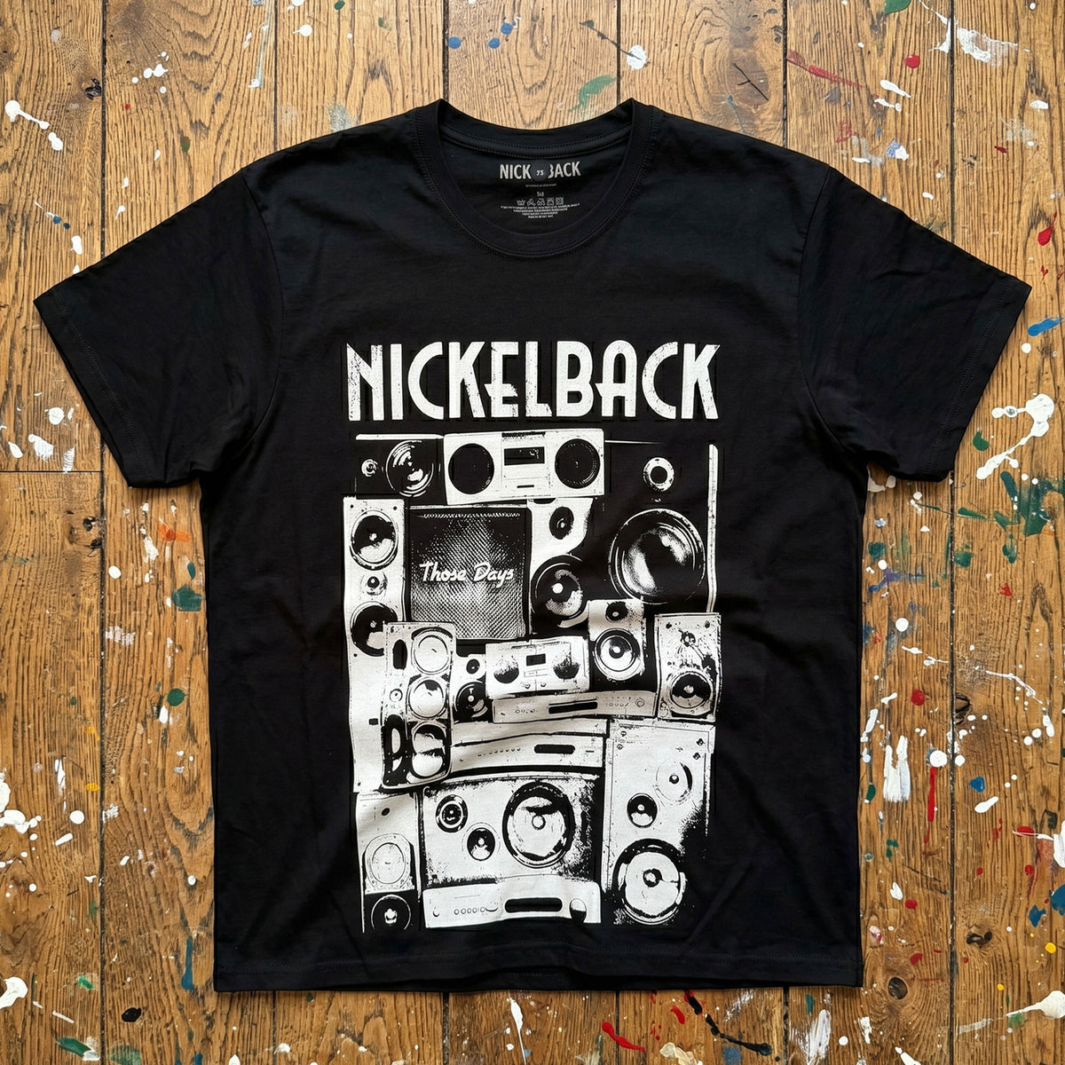 NICKELBACK - WALL SPEAKERS - Carbon T-Shirt Black