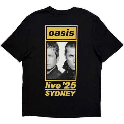 OASIS - SYDNEY HALF FACES FAN STORE - T-Shirt Black