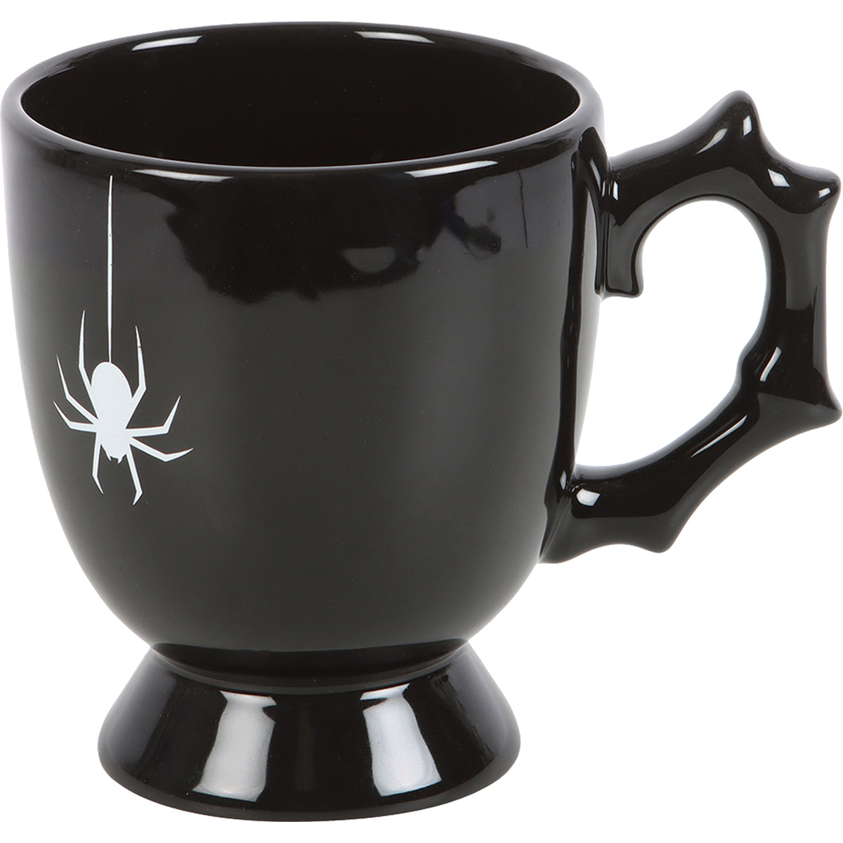 BLACK SPIDER TEACUP - Shaped Tea Cup