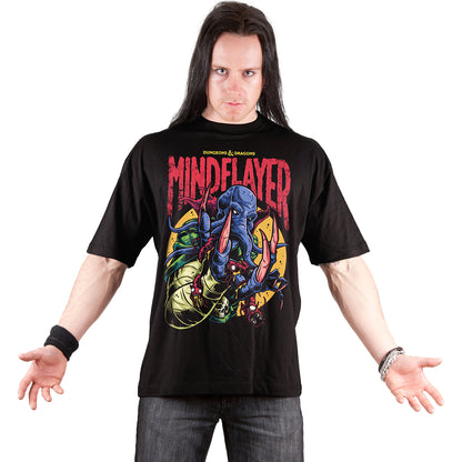 DUNGEONS AND DRAGONS - MINDFLAYER COLOUR POP - T-shirt imprimé sur le devant noir