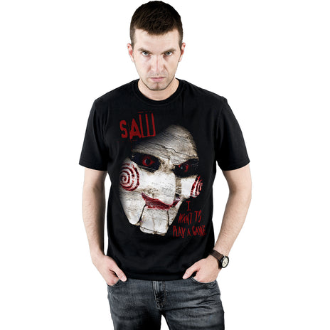 SAW - CLOSE UP - T-shirt imprimé sur le devant Noir