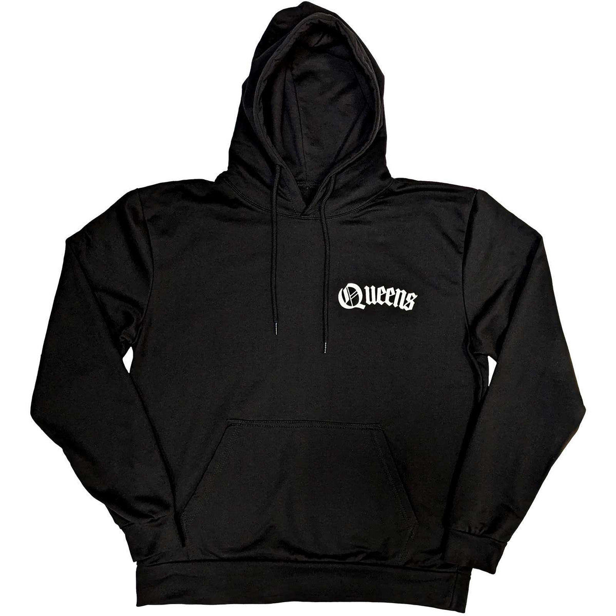 QUEENS OF THE STONE AGE - FLORAL CHAINS - Pullover Hoodie Black