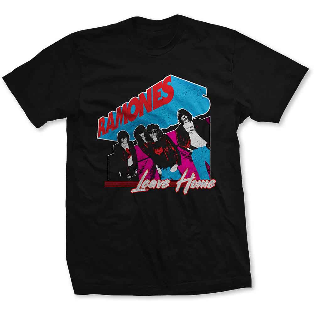 RAMONES - LEAVE HOME - T-Shirt Black