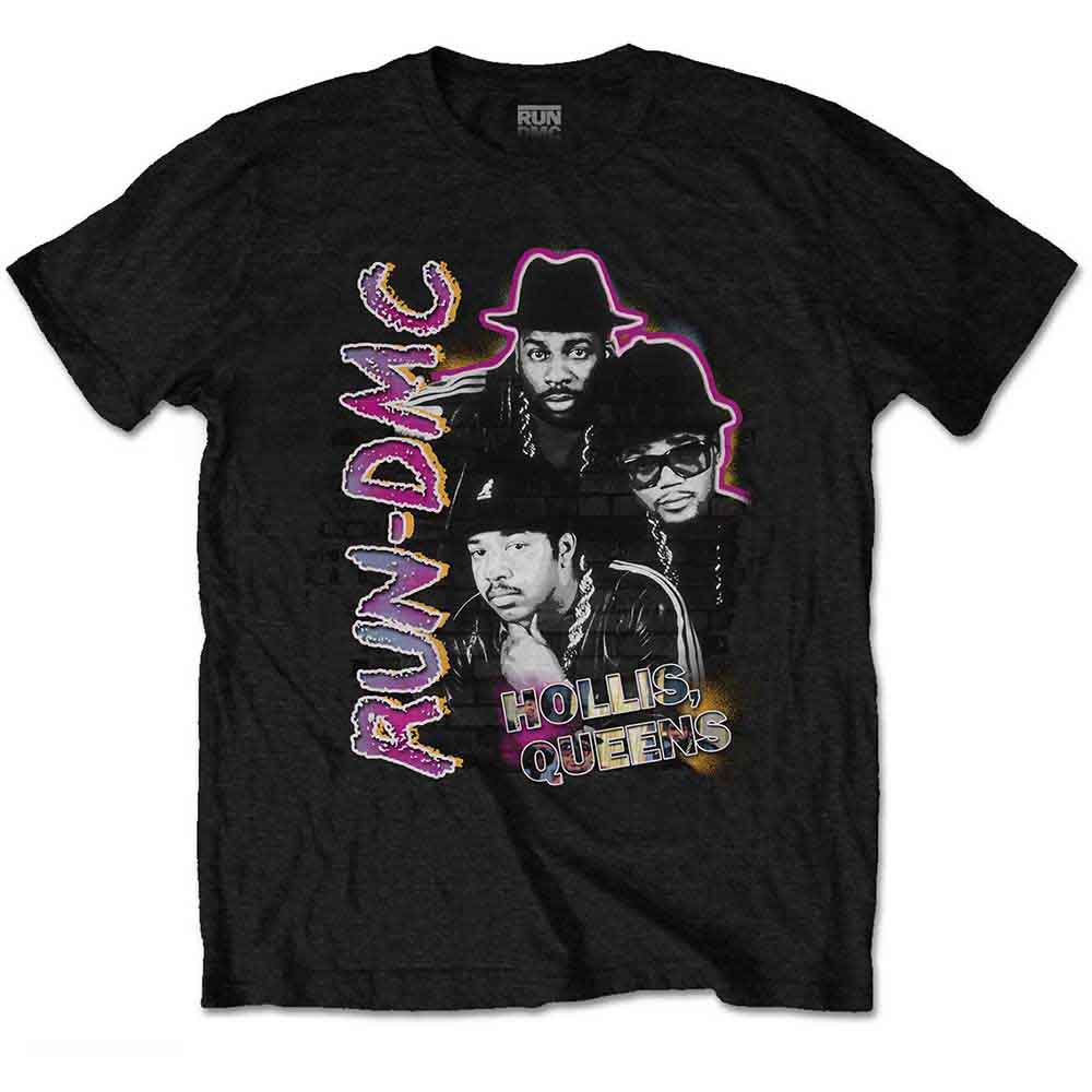 RUN DMC - HOLLIS QUEENS HOMAGE - T-Shirt Black