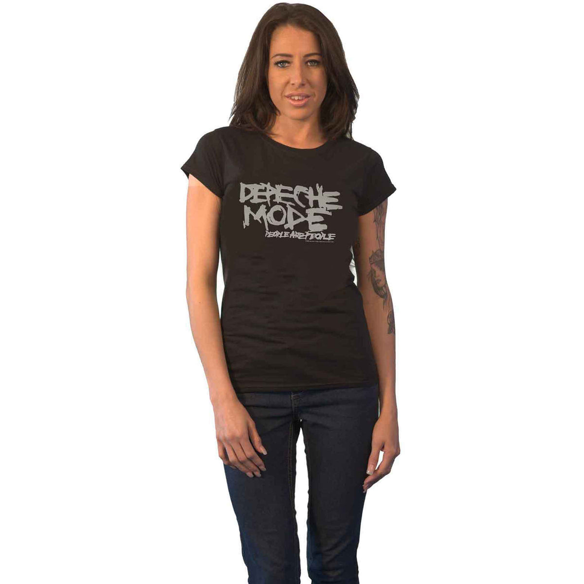 DEPECHE MODE - PEOPLE ARE PEOPLE - Ladies T-Shirt Black