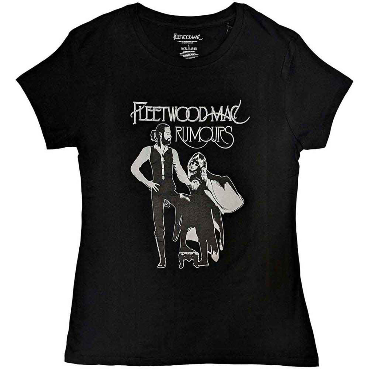 FLEETWOOD MAC - RUMOURS - Ladies T-Shirt Black
