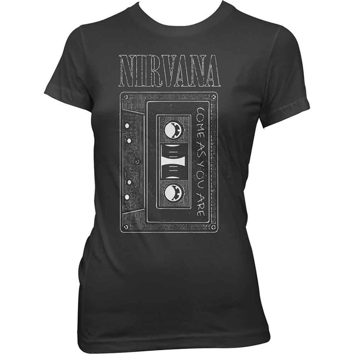 NIRVANA - AS YOU ARE TAPE - Ladies T-Shirt Black