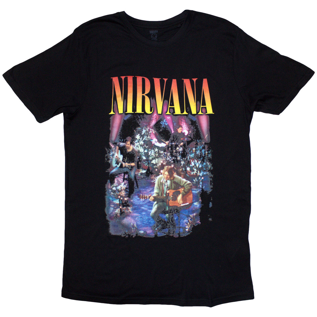 NIRVANA - UNPLUGGED PHOTO - Ladies T-Shirt Black
