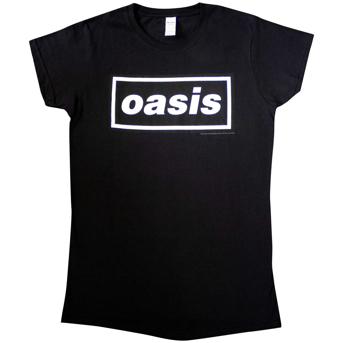 OASIS - DECCA LOGO - Ladies T-Shirt Black