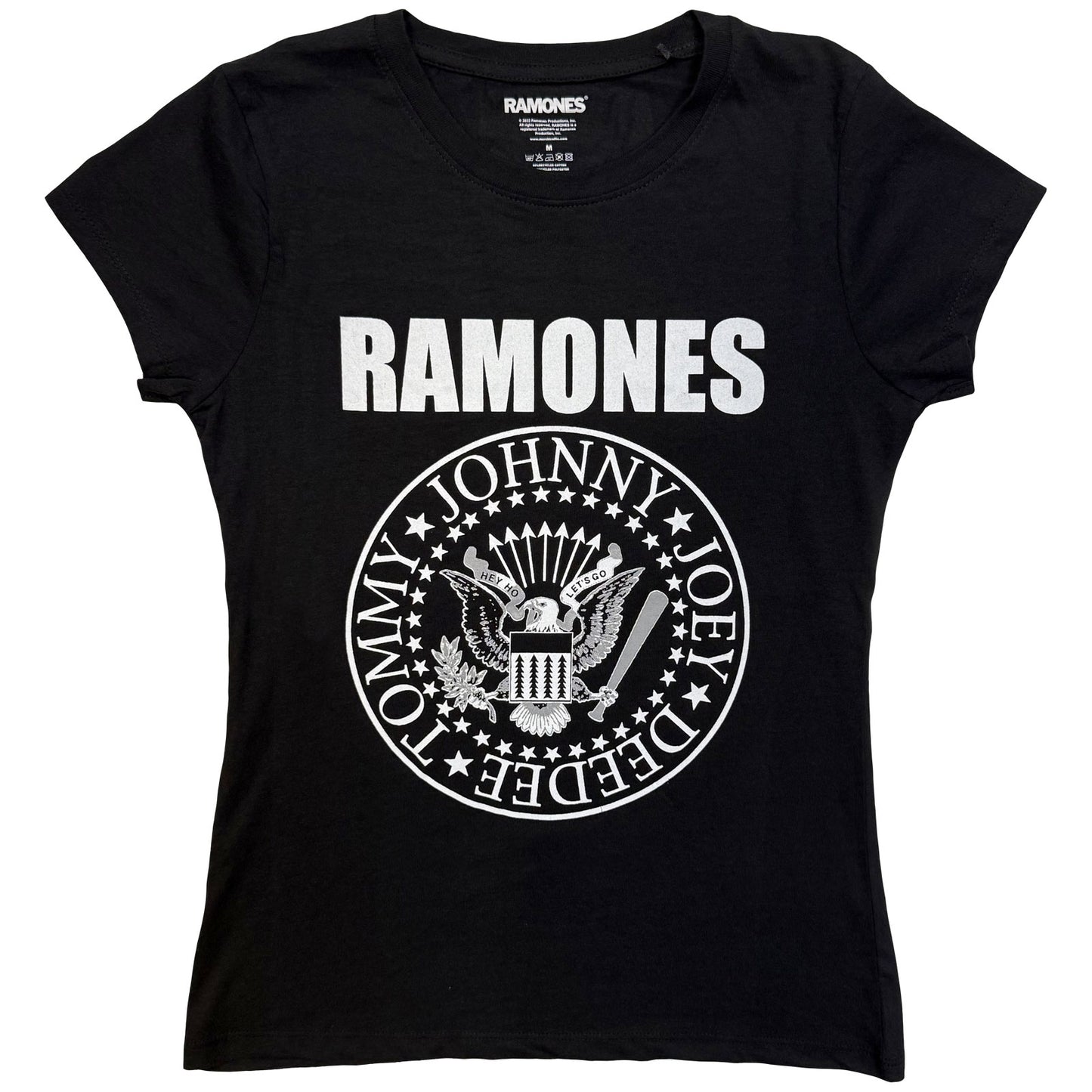 RAMONES - SEAL - Ladies T-Shirt Black (Skinny Fit)