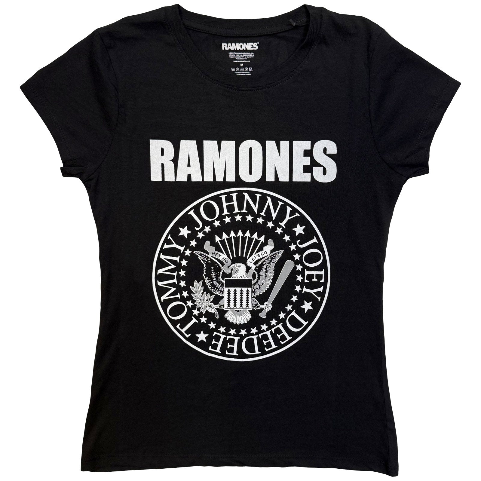 RAMONES - SEAL - Ladies T-Shirt Black (Skinny Fit)