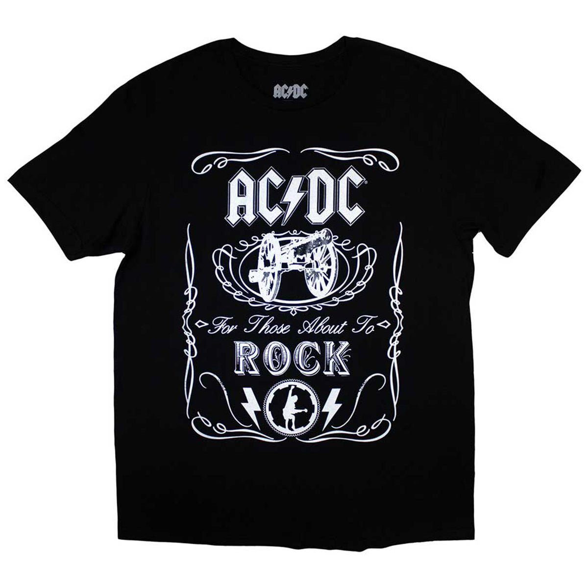 AC/DC - VINTAGE CANNON SWIG - Kids T-Shirt Black