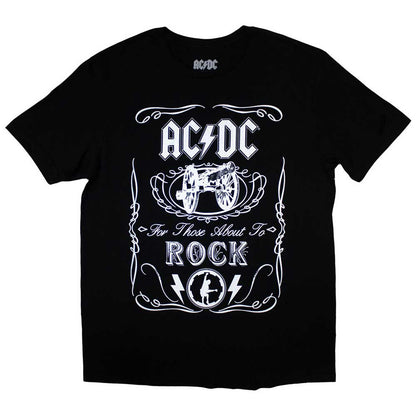 AC/DC - VINTAGE CANNON SWIG - Kids T-Shirt Black