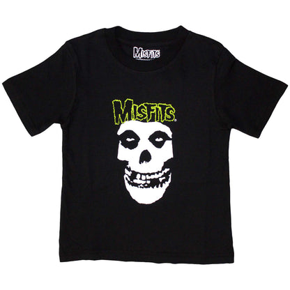 MISFITS - SKULL & LOGO - Kids T-Shirt Black