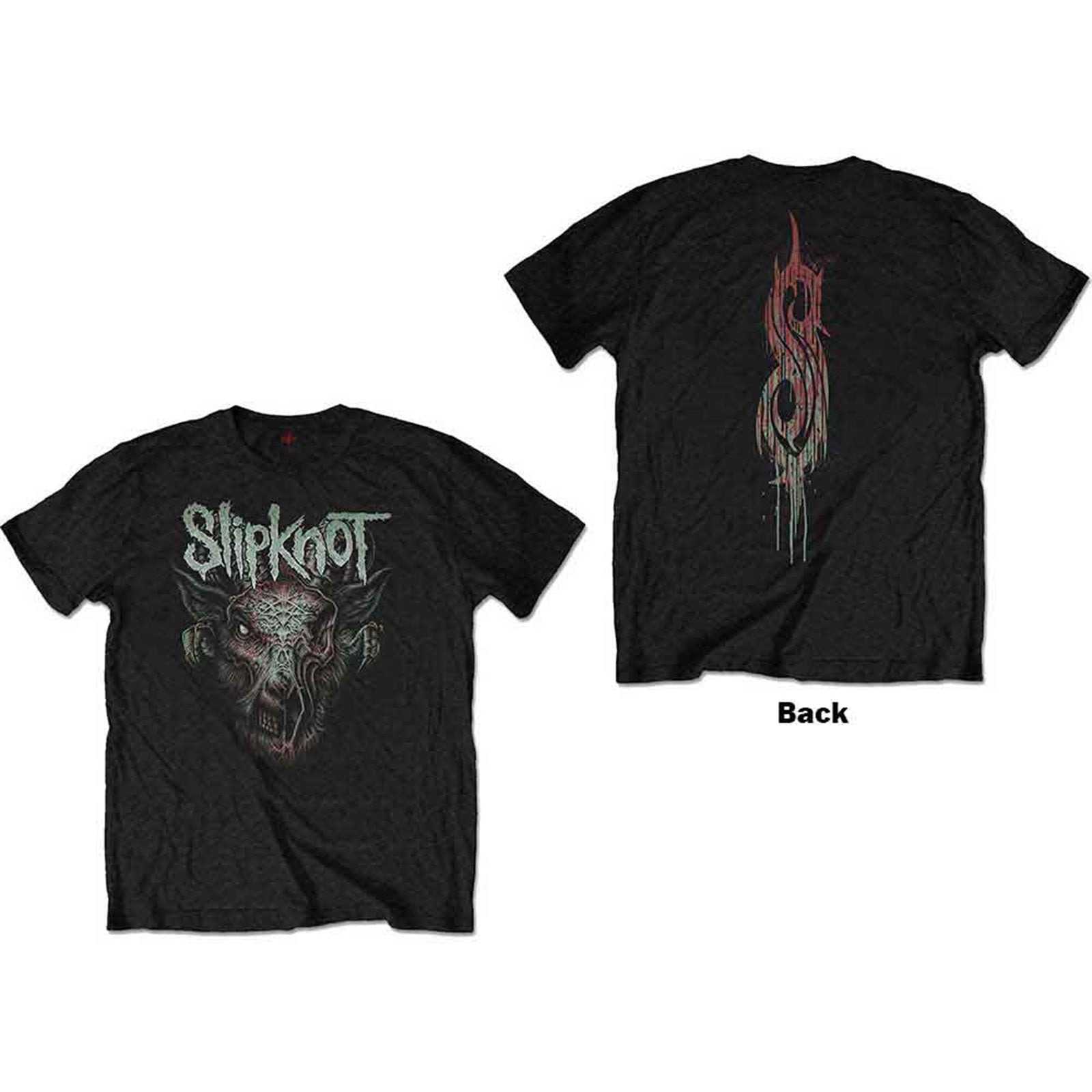 SLIPKNOT - INFECTED GOAT - Kids T-Shirt Black (Back Print)