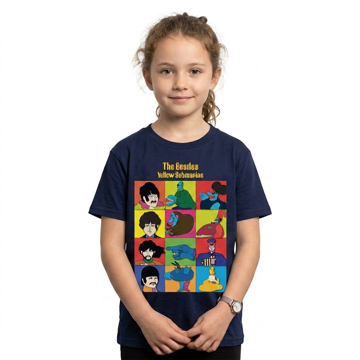 THE BEATLES - YELLOW SUBMARINE SUB CHARACTERS - Kids T-Shirt Blue