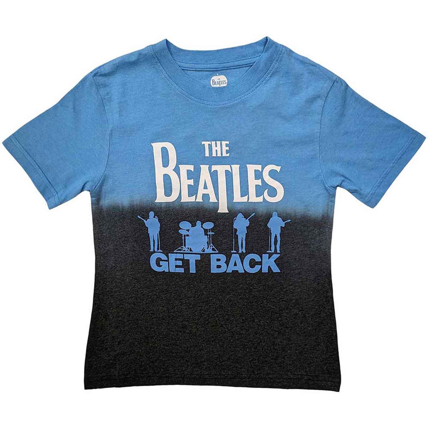 THE BEATLES - GET BACK - Kids T-Shirt Blue (Wash Collection)