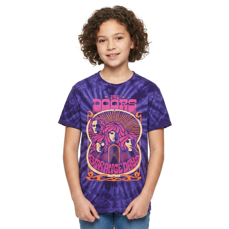 THE DOORS - STRANGE DAYS - Kids T-Shirt Blue (Wash Collection)