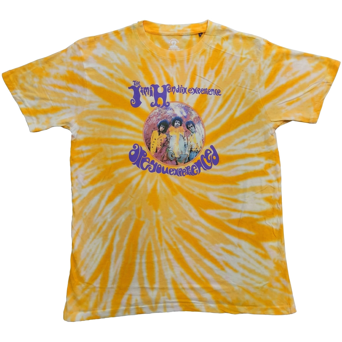 JIMI HENDRIX - ARE YOU EXPERIENCED - Kids T-Shirt Yellow (Wash Collection)