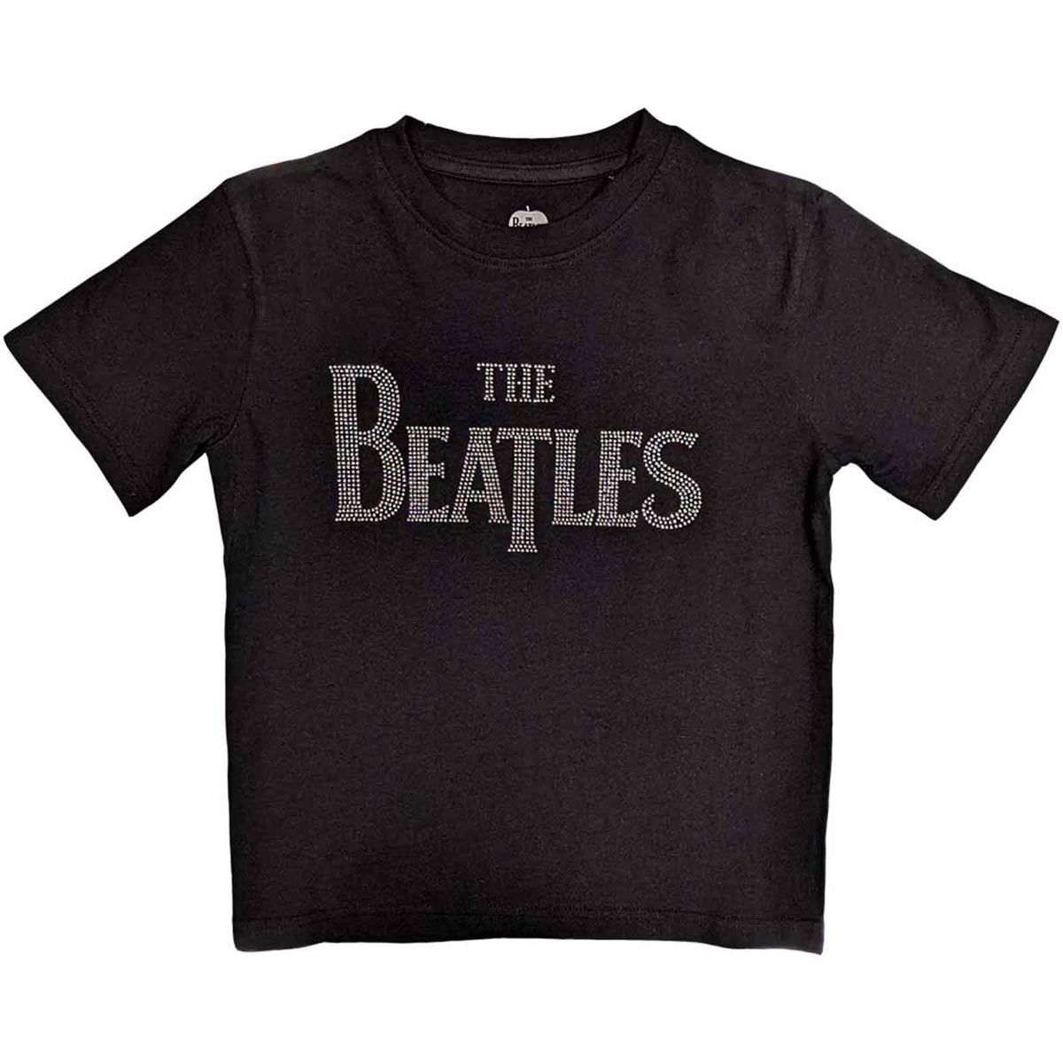 THE BEATLES - DROP T - Kids T-Shirt Black (Embellished)