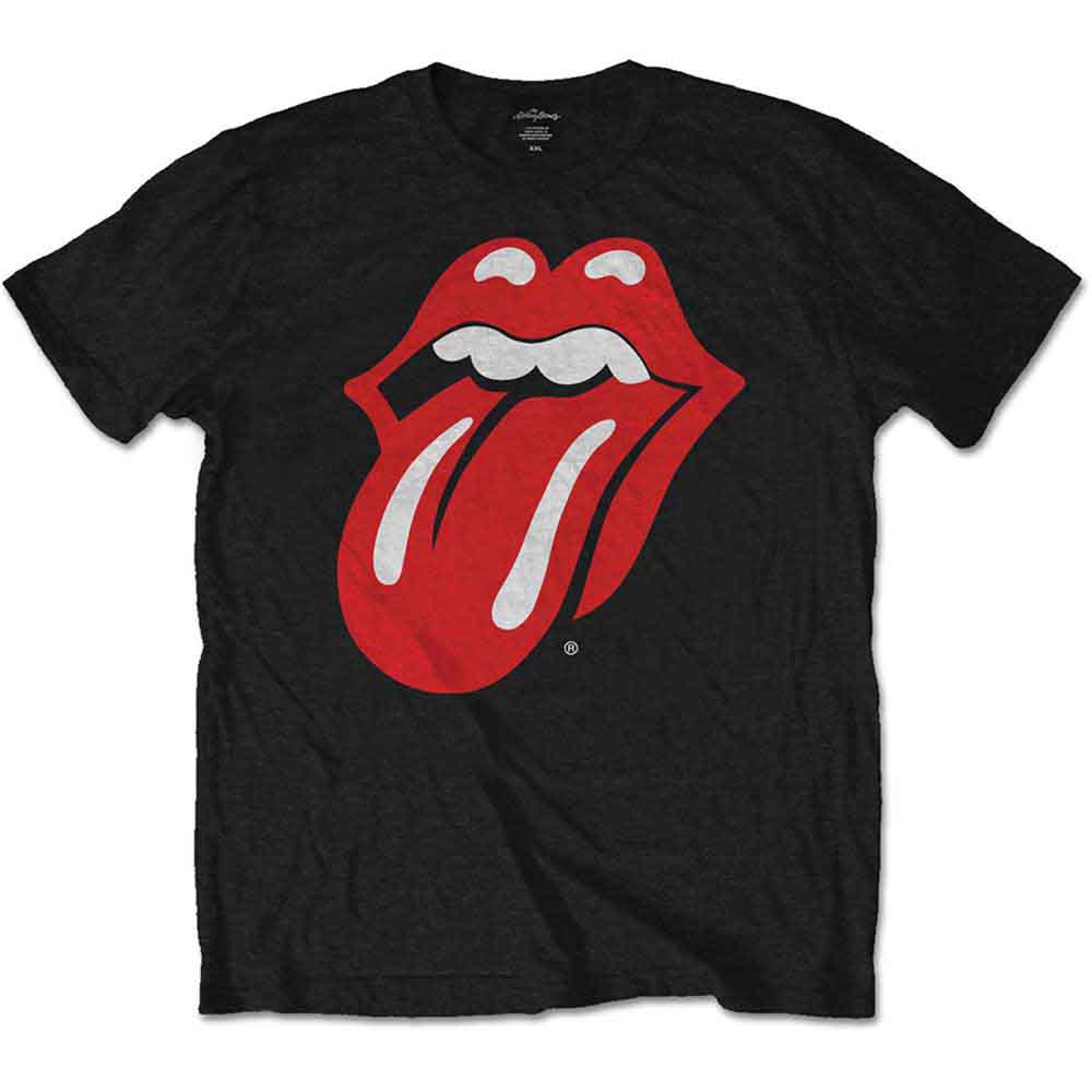 THE ROLLING STONES - CLASSIC TONGUE - Kids T-Shirt Black