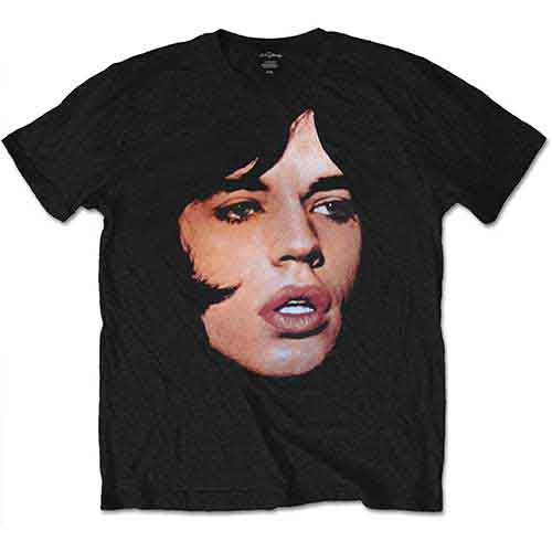 THE ROLLING STONES - MICK PORTRAIT - T-Shirt Black